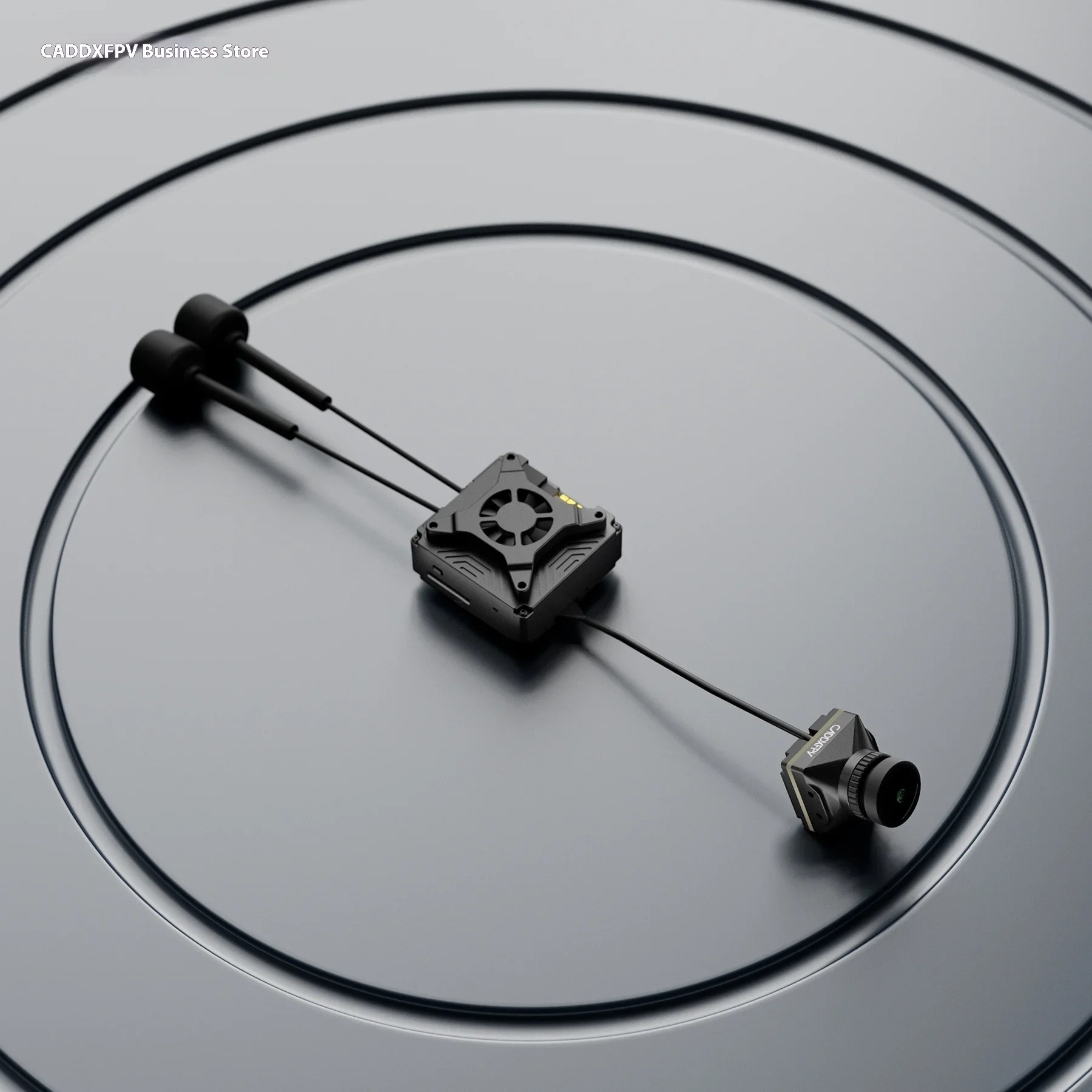 Transmisión de imágenes con FPV fijo de alta potencia de 2W Dr-one con material ABS de transmisión HD de larga distancia