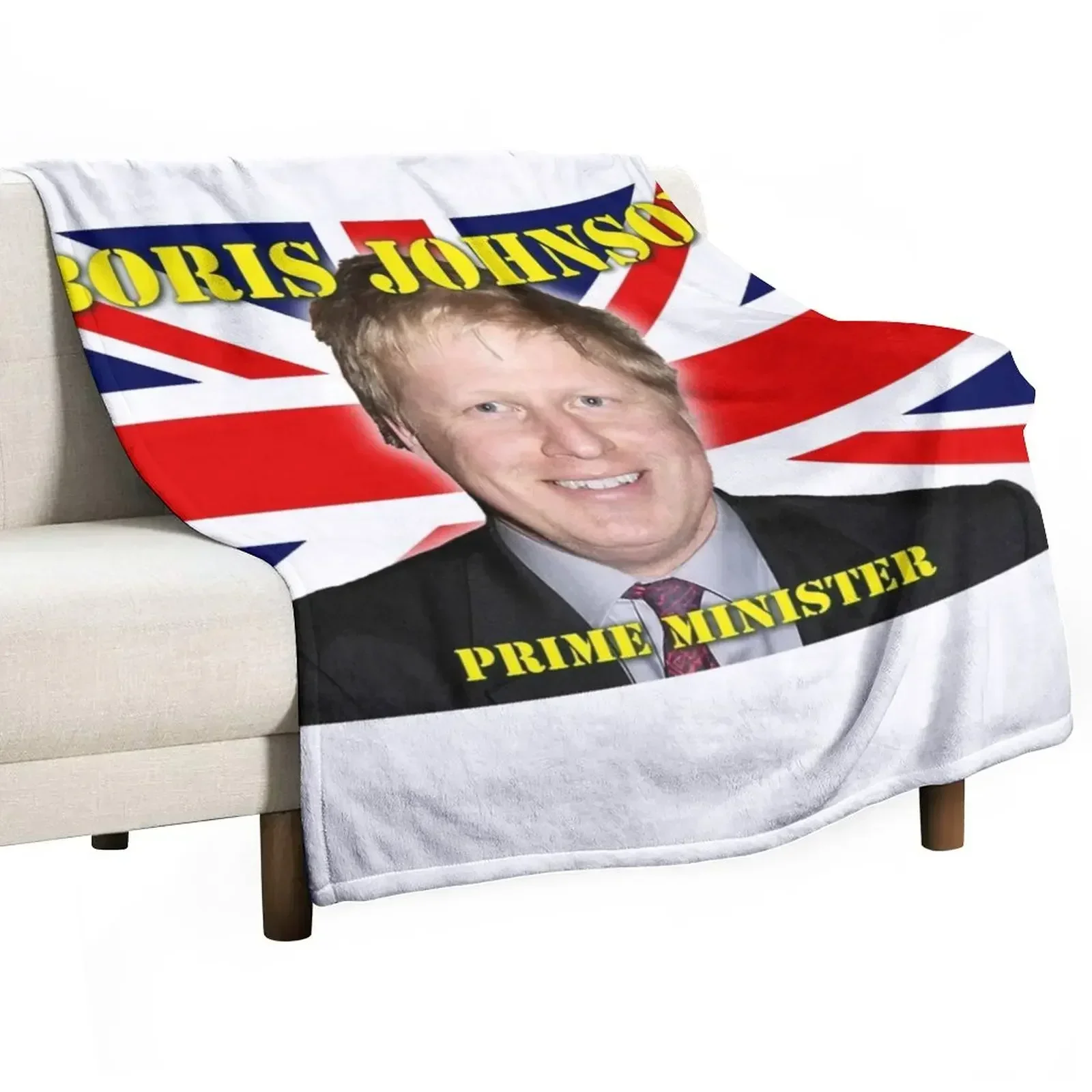 Boris Johnson Prime Minister Throw Blanket anime Plush Decorative Sofas Decorative Beds Blankets