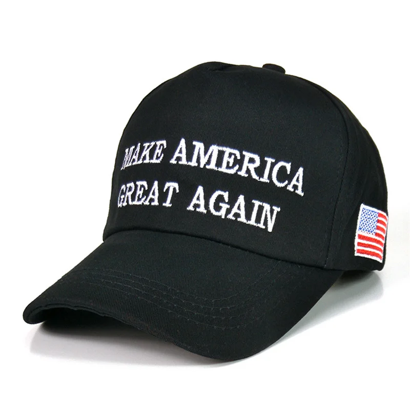 Hot Sale MAKE AMERICA GREAT AGAIN Red Peaked Baseball Cap Outdoor President Voting Hat for Men Women