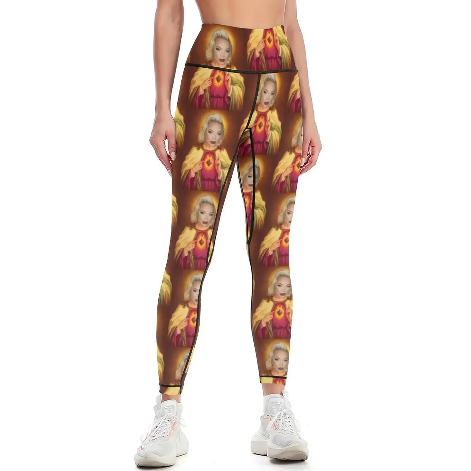

Trisha Paytas Jesus Leggings Women's gym Women's high waist sport legging Sports pants for Womens Leggings