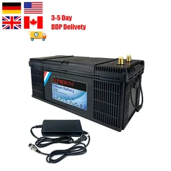 24V 200Ah LiFePo4 batteria al litio ferro fosfato batterie BMS integrate per l'accumulo di energia