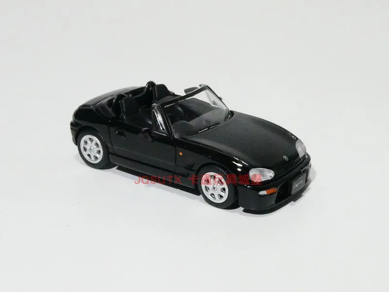 BM 1/64 Suzuki 1998 Cappuccino alloy toy model car modified with accessory black