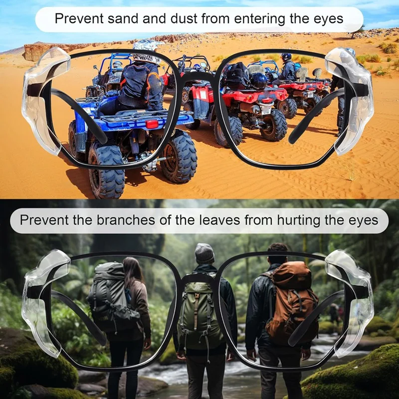 أفضل دروع جانبية للنظارات الآمنة للنظارات الطبية، دروع جانبية سهلة الارتداء