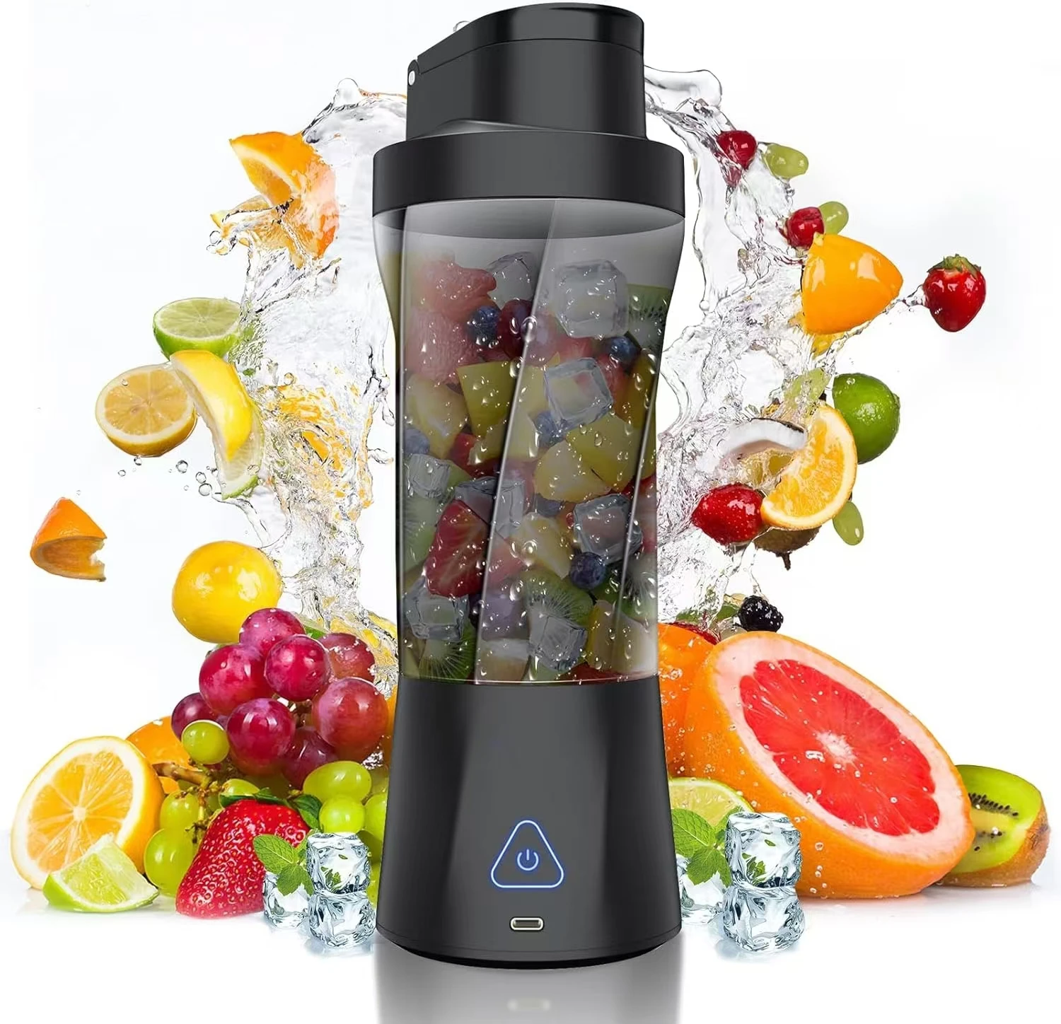 

360W High Power Tritan Food Grade Blender 6 Sharp Blades Smoothies Protein Shaker Portable 22OZ Personal Size Juicer Blender Cup