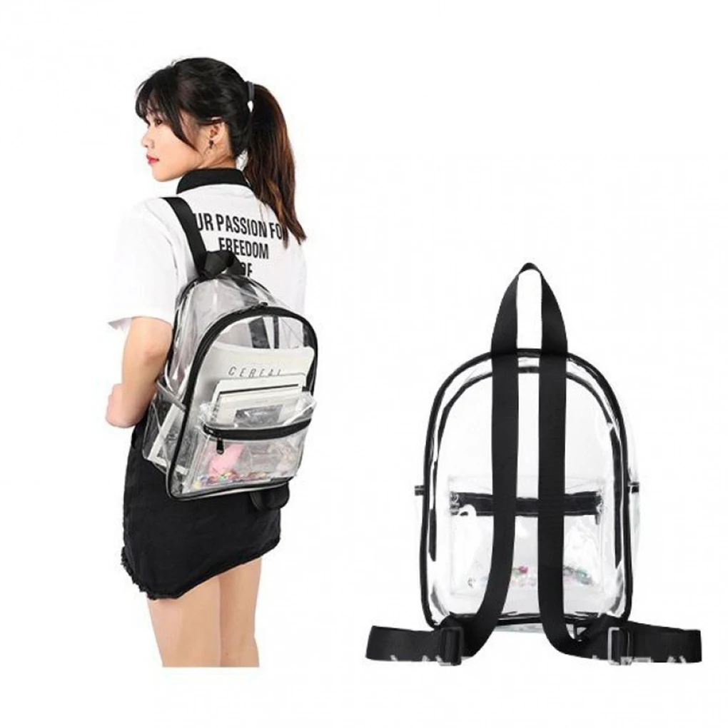 PVC Waterproof Clear Shoulder Bag - For Outdoor Activities And Travel Transparent PVC Bag Organizer