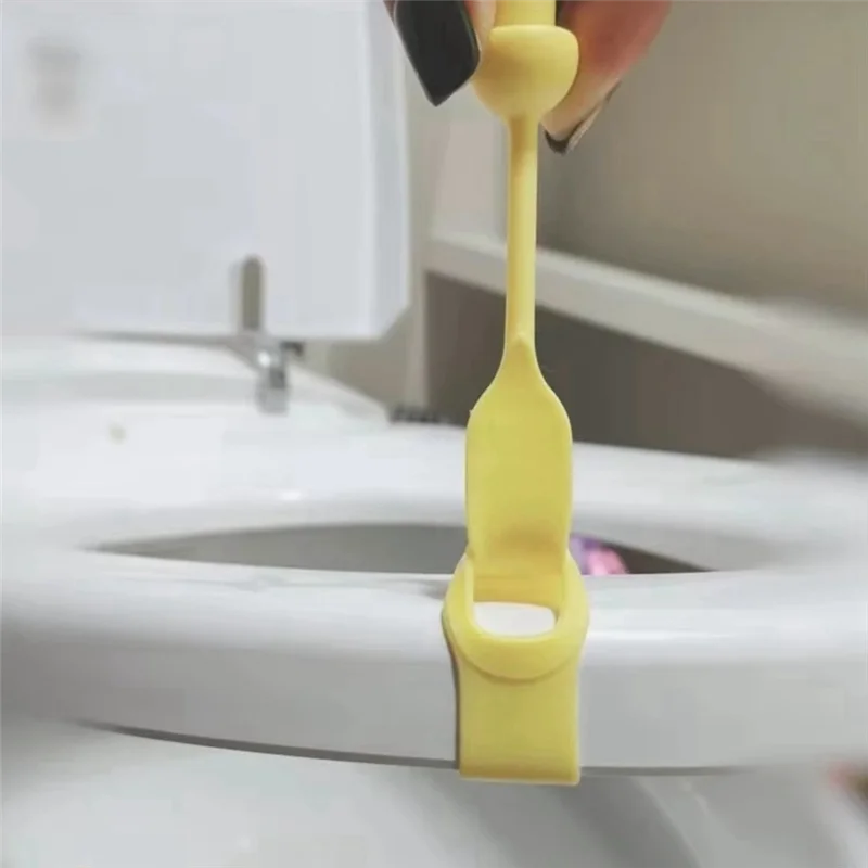 JHD 50PCS Silicone Toilet Lid Lifter-Sanitary Seat Handle, Antifouling, Easy To Lift, Suitable For Home And Public Toilets.