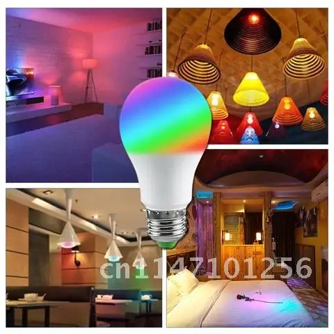 

Adjustable E27 LED Bulb With Remote Control 5W 10W 15W RGB RGBW RGBWW Color Changing 85-265V Smart Lighting Memory Function LED