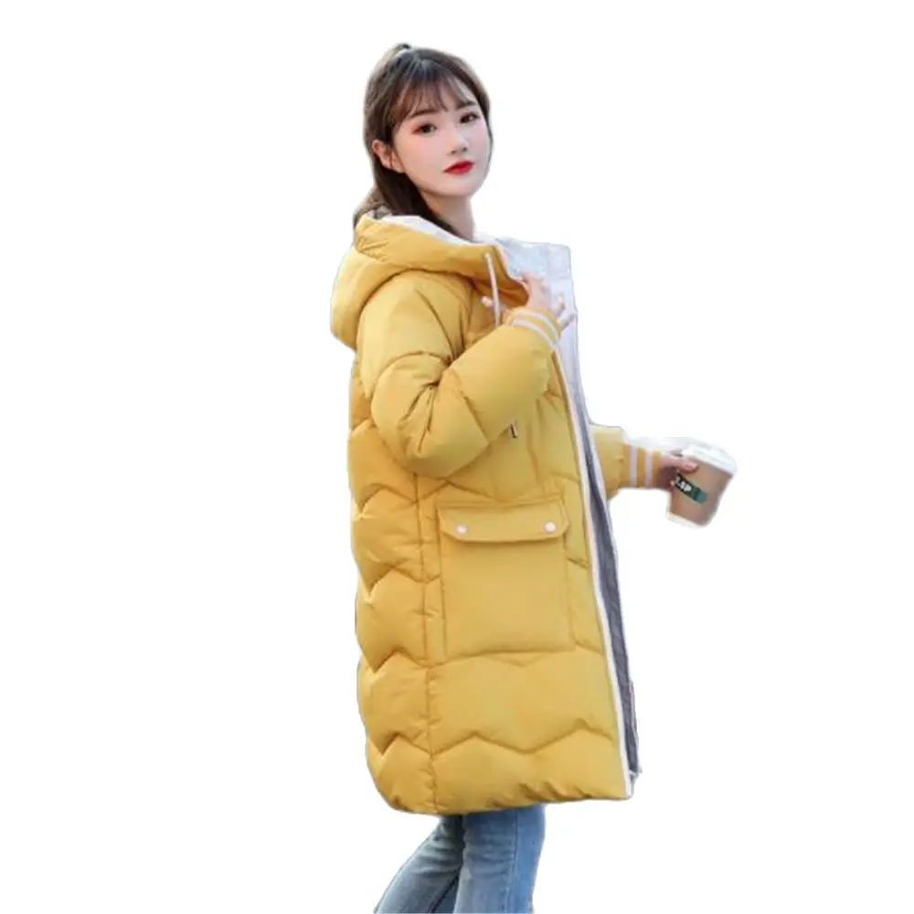 Woman Winter Hot Sale Thick Down Jackets Down Parkas Female Hot Sale Warm Doudoune Lady Fall Print Slim Hooded Abajo Chaqueta