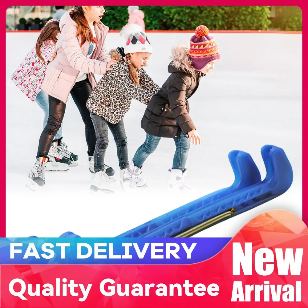 

Ice Skate Blade Cover Ice Skate Guard Adjustable Ice Skate Protector Covers Protective Hockey Skate Blade Guard for Boys Girls