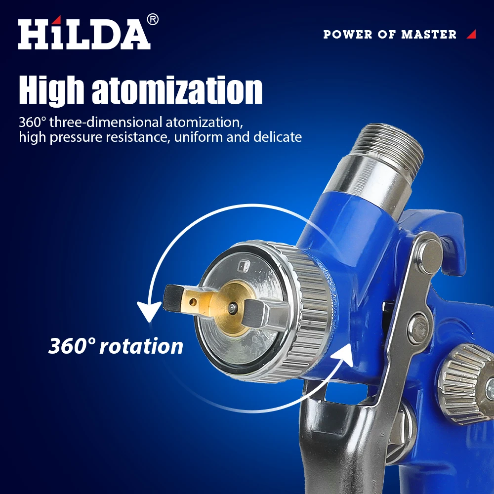 Hand betätigte H2000 Spritzpistole pneumatisches Werkzeug kleine Reparatur pistole für Automobil möbel