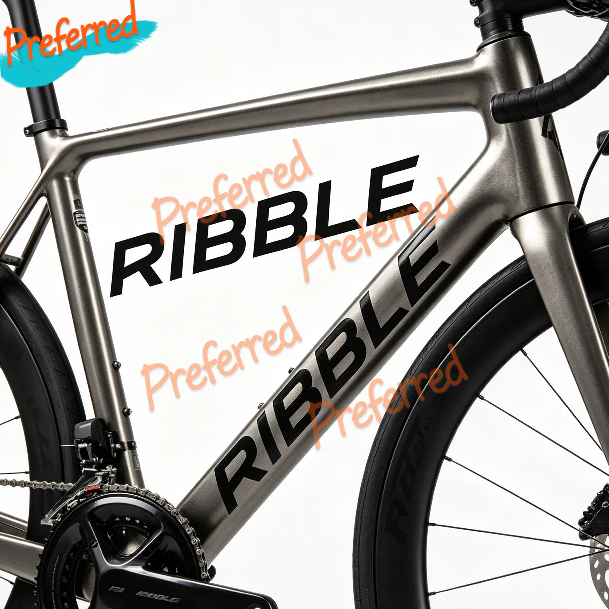 

2x Pegatinas Vinilo JDM Ribble Bike - Helmet Decal Die Cut Sticker Customizable in Any Sticker Size -No Background