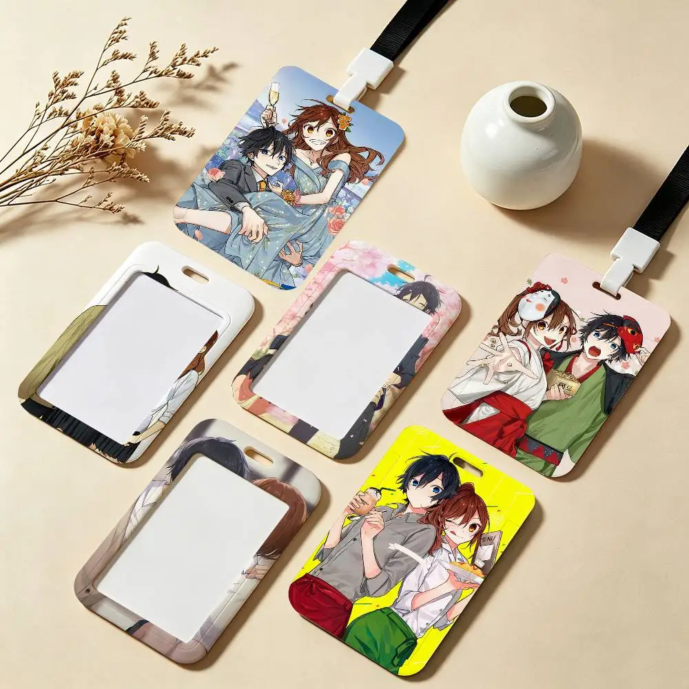 

Cute H-HorimiyaS ID Badge Holder With For Office School Name Card Credentials Case