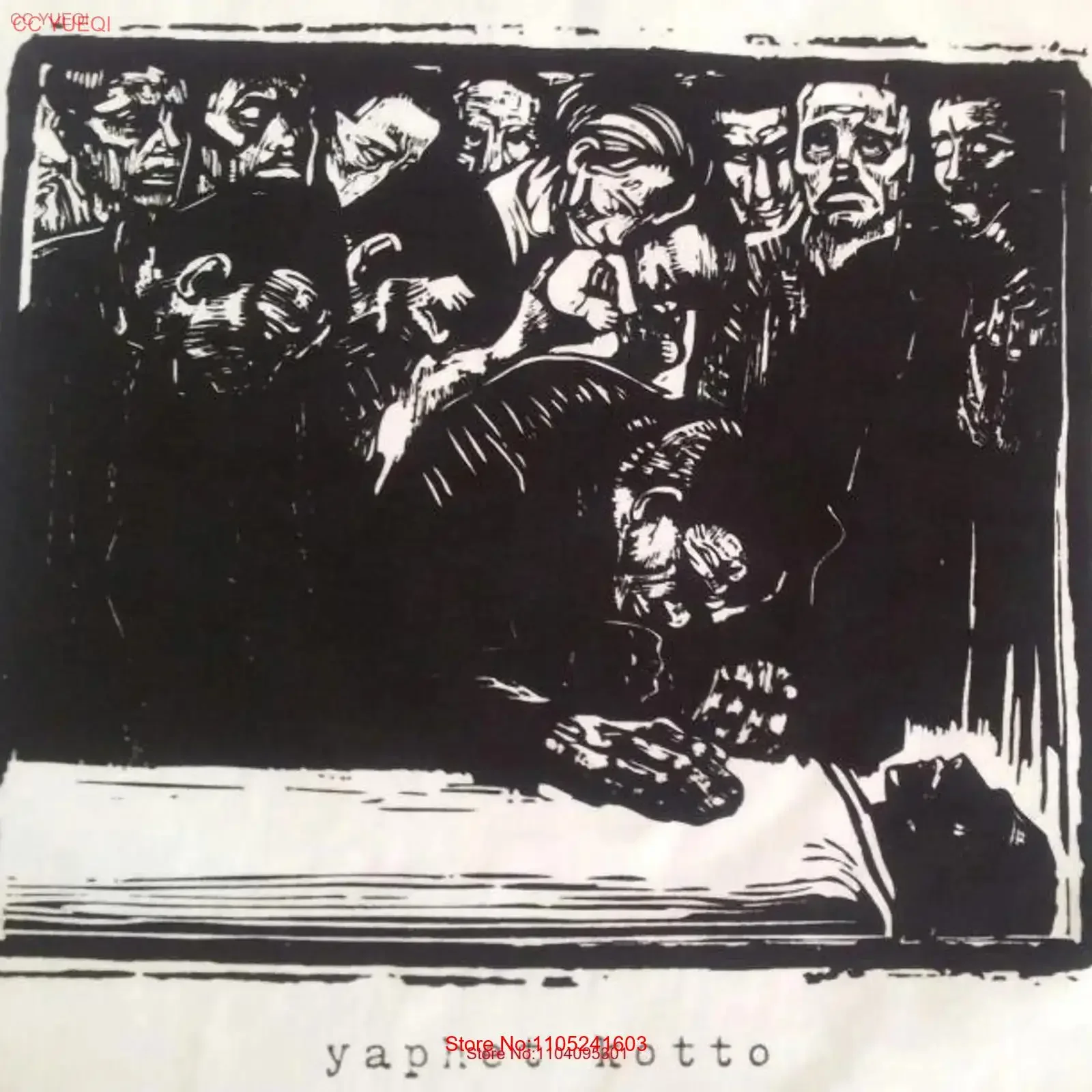 YAPHET KOTTO T Shirt hardcore post emo band vintage Washed designer clothes Slightly Comfortable fashion streetwear