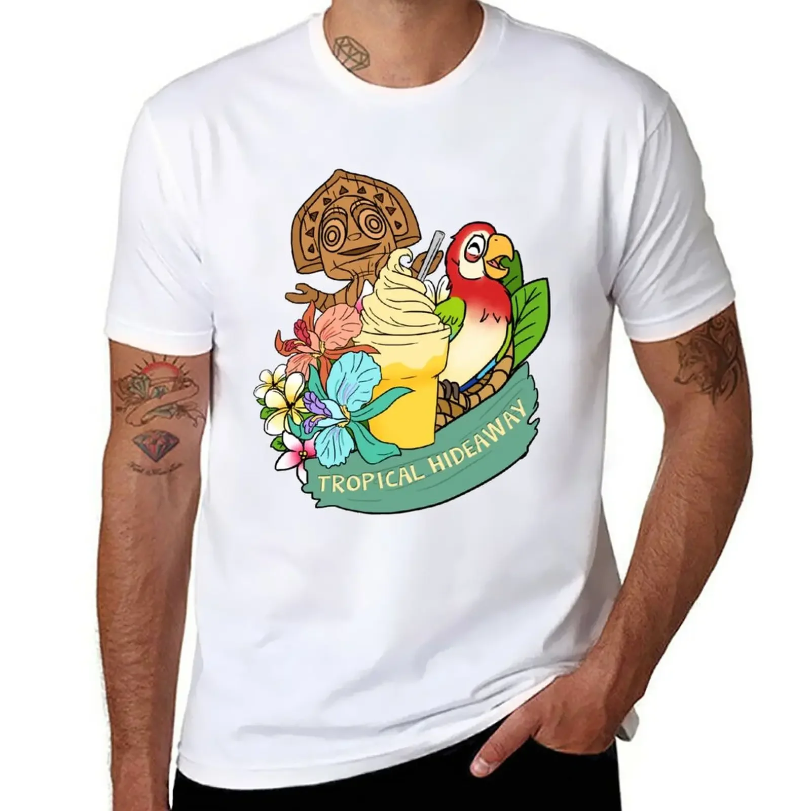 New Tropical Hideaway T-Shirt t-shirts man customized t shirts funny t shirts for men