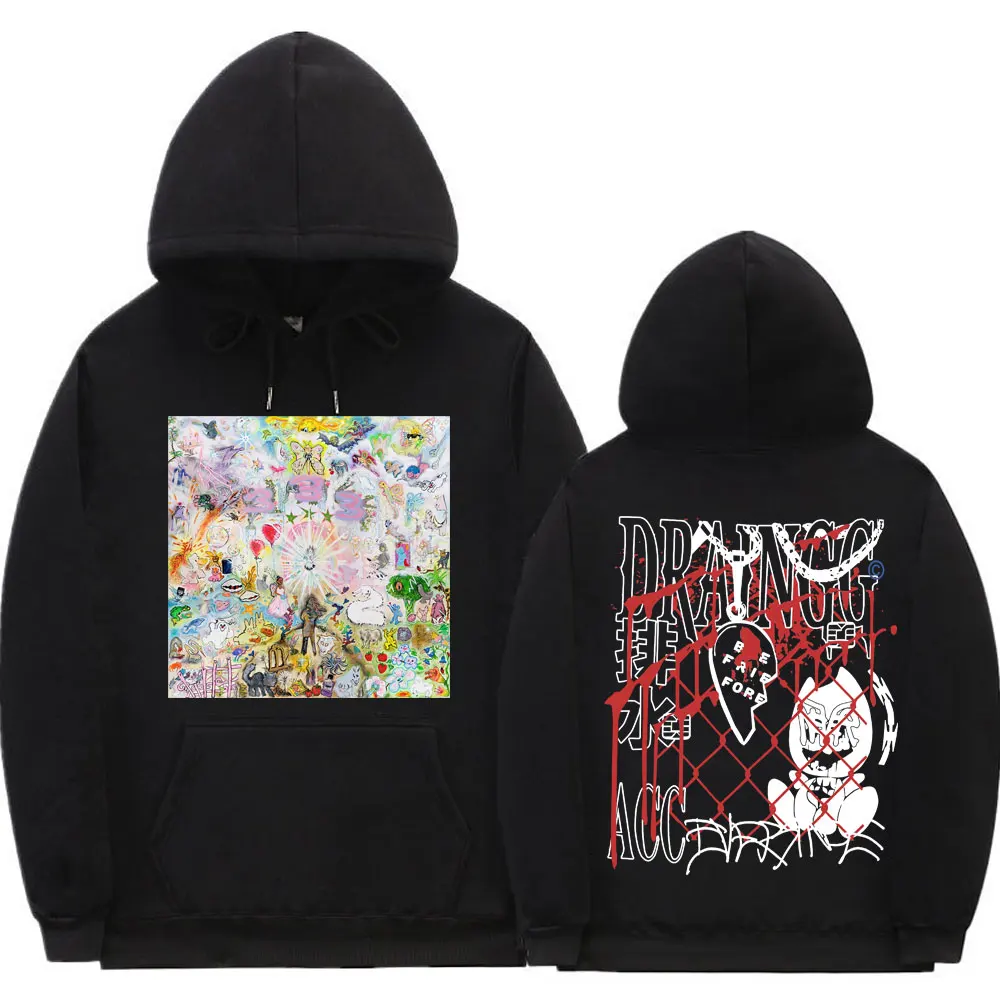 Bladee 333 Hip Hop Trend Skate Ablauf Gang Hoodie Tops Unisex Hipster Casual Sweatshirt Männer Frauen Mode Künstlerischen Sinn Hoodies – Detail 19