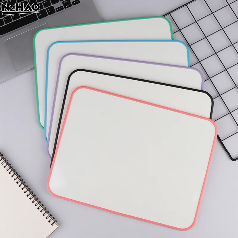 1PC Multi-Color Erasable Writing Board Study Room Desktop Drawing Board Teaching Double-Sided Small Whiteboard Handwriting Board