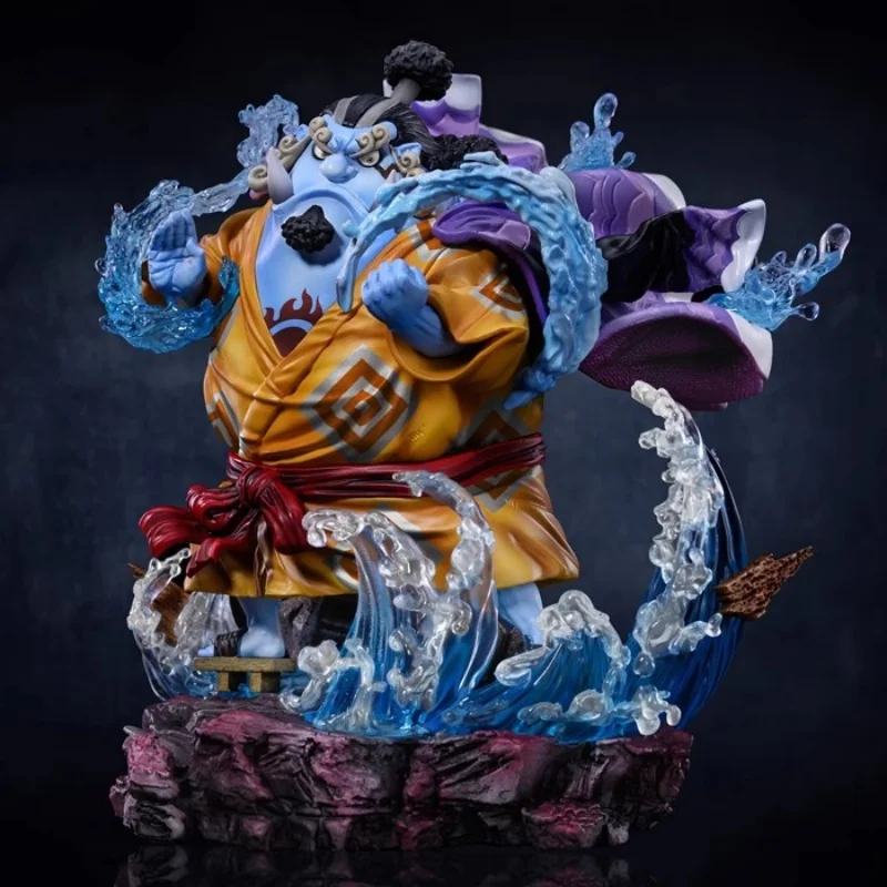 In Voorraad Echt G5 Pirate King Gk Hars Standbeeld Luffy Zoro Ace Jinbei Sanji Robin Witbaard Figuur Model Anime Collectie Gift