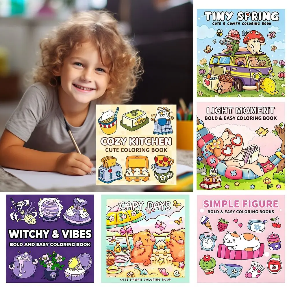 كتاب تلوين كرتوني مبتكر لتخفيف التوتر، كتاب رسومات الشعار المبتكرة التعليمية، لعبة رسم مونتيسوري للبالغين والمراهقين #2