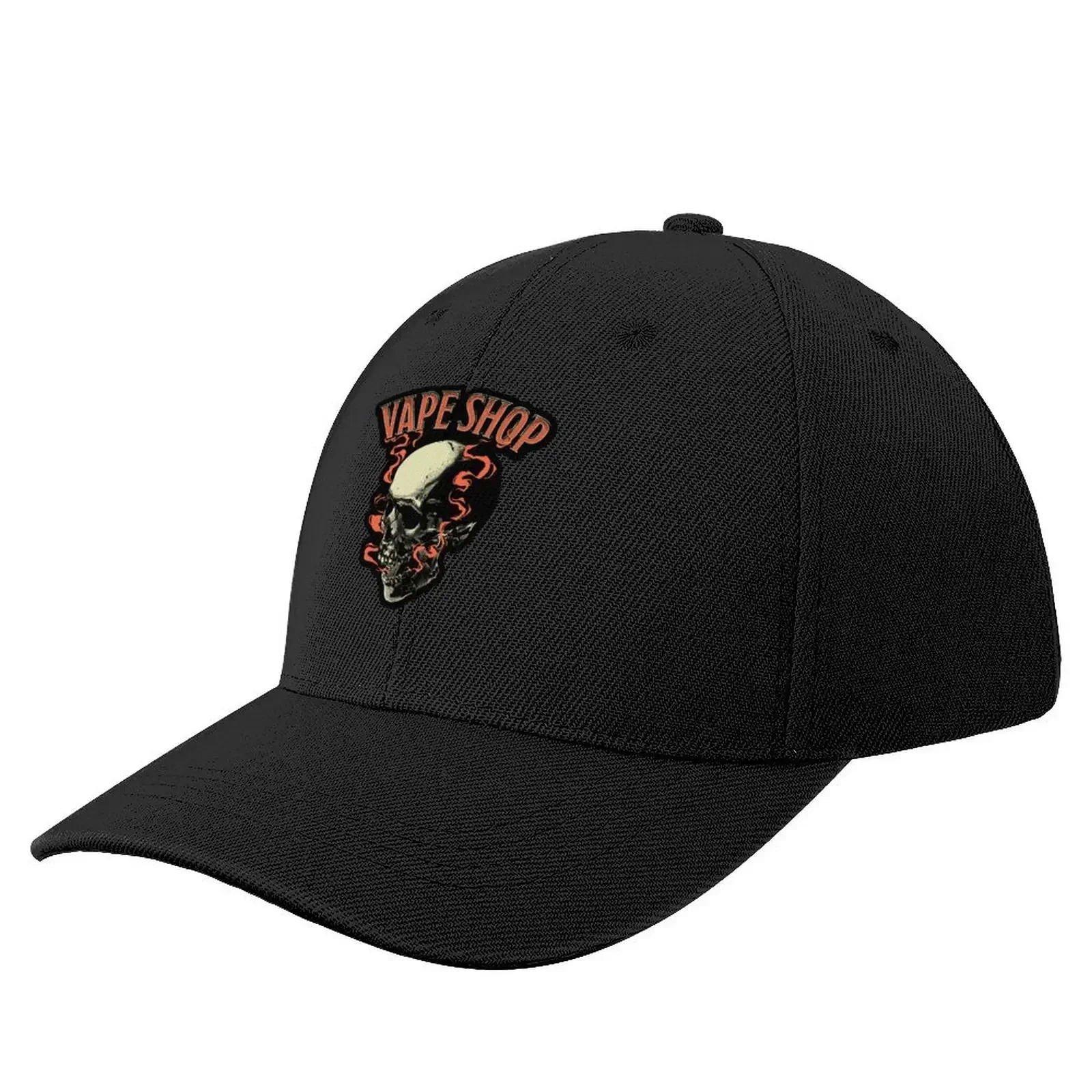 Vape shop skull, Vaper illustration, vape shop, vape skull, vector, illustration Baseball Cap Fishing cap Men Hats Women's