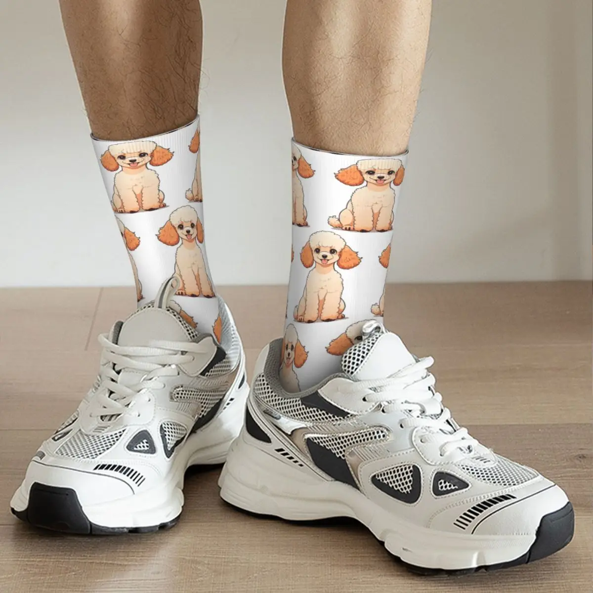 Calcetines largos de dibujos animados para hombre y mujer, medias de alta calidad, estilo Harajuku, accesorios para todas las estaciones, regalo de Navidad