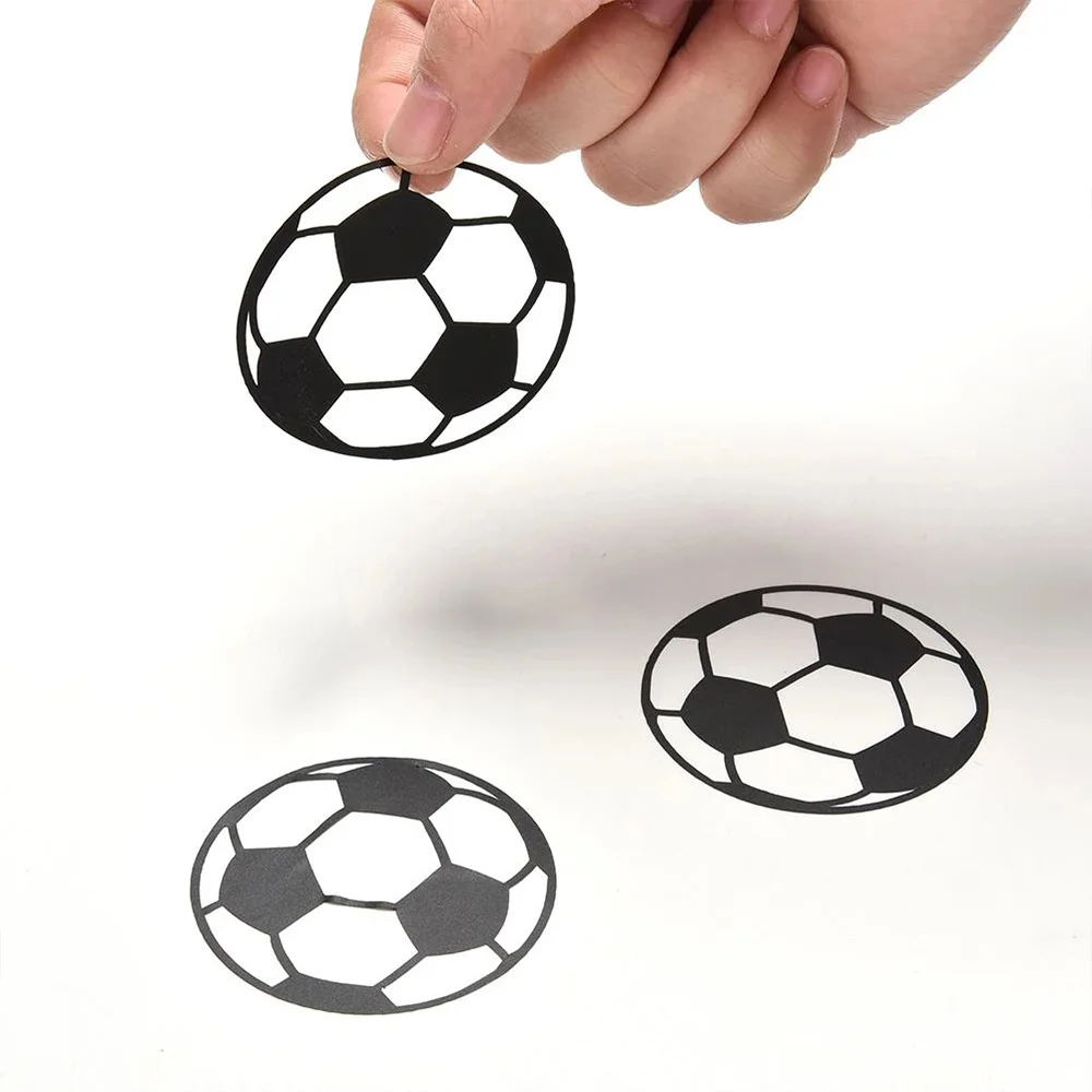 20PCS Sports Boys Bedroom Decor PVC Wall Stickers Self Adhesive Football Soccer Ball Sticker for Kids Rooms Nursery Decoration