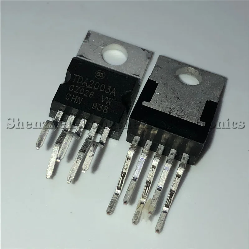 10PCS/LOT New TDA2003 TDA2003A TDA2003AV TO220-5 Audio Power Amplifier In Stock