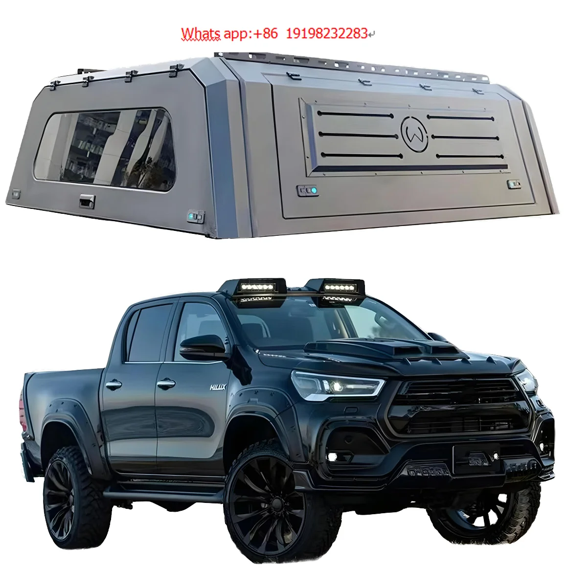 Custom Aluminum Alloy Waterproof Pickup Canopy for Navara Truck Bed Roll-Up Hinged Folding Design with Locking Function Size Fit
