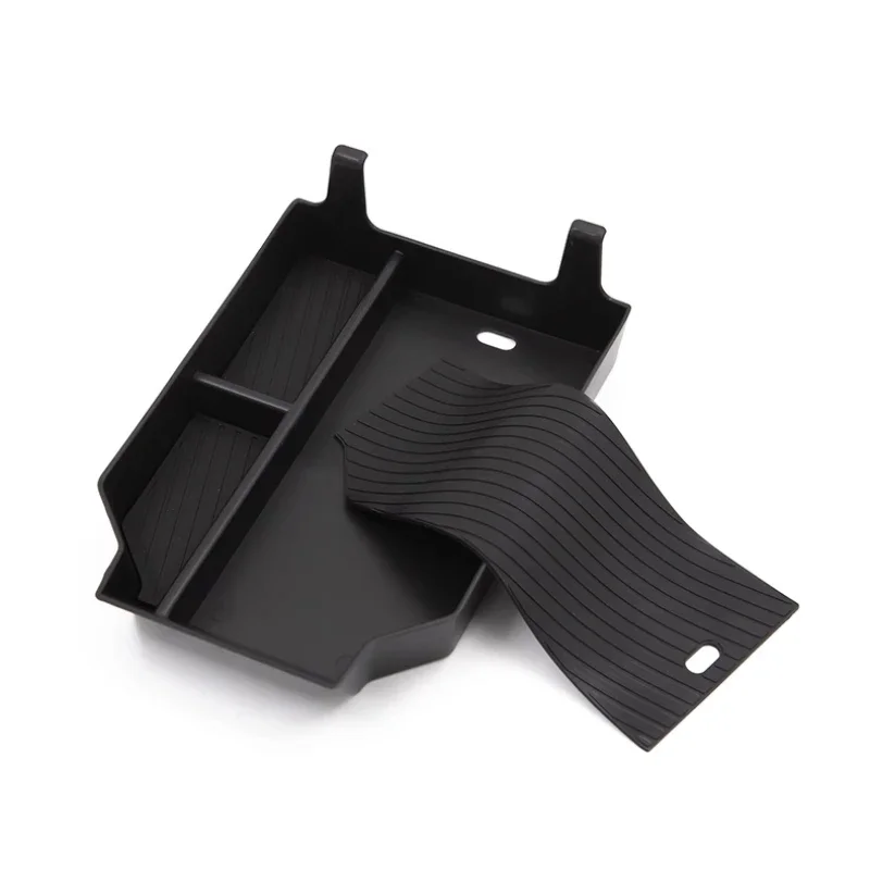 For BMW X3 G45 2025 ABS Black Car Armrest Storage Box Organozer Tray Interior Car Accessories