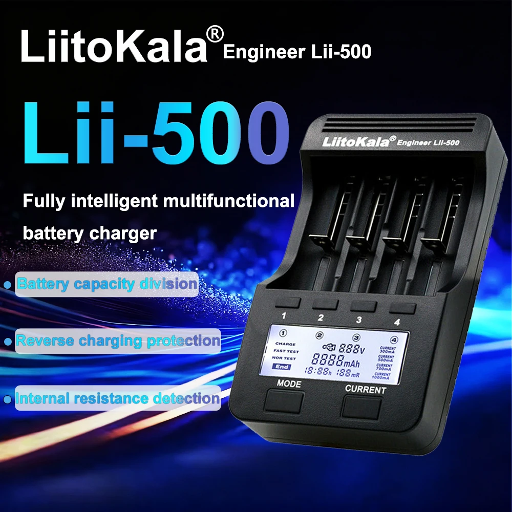 LiitoKala Lii-500 Universal Smart Charger: Save 19% off – Only .86!
