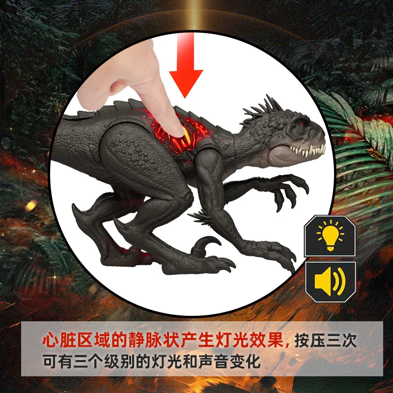 โมเดลไดโนเสาร์จำลองแบบโต้ตอบขนาดใหญ่ ไทแรนโนซอรัส แมงป่อง พร้อมเสียงประกอบจากภาพยนตร์จูราสสิค เวิลด์ ของเล่นเด็กผู้ชาย