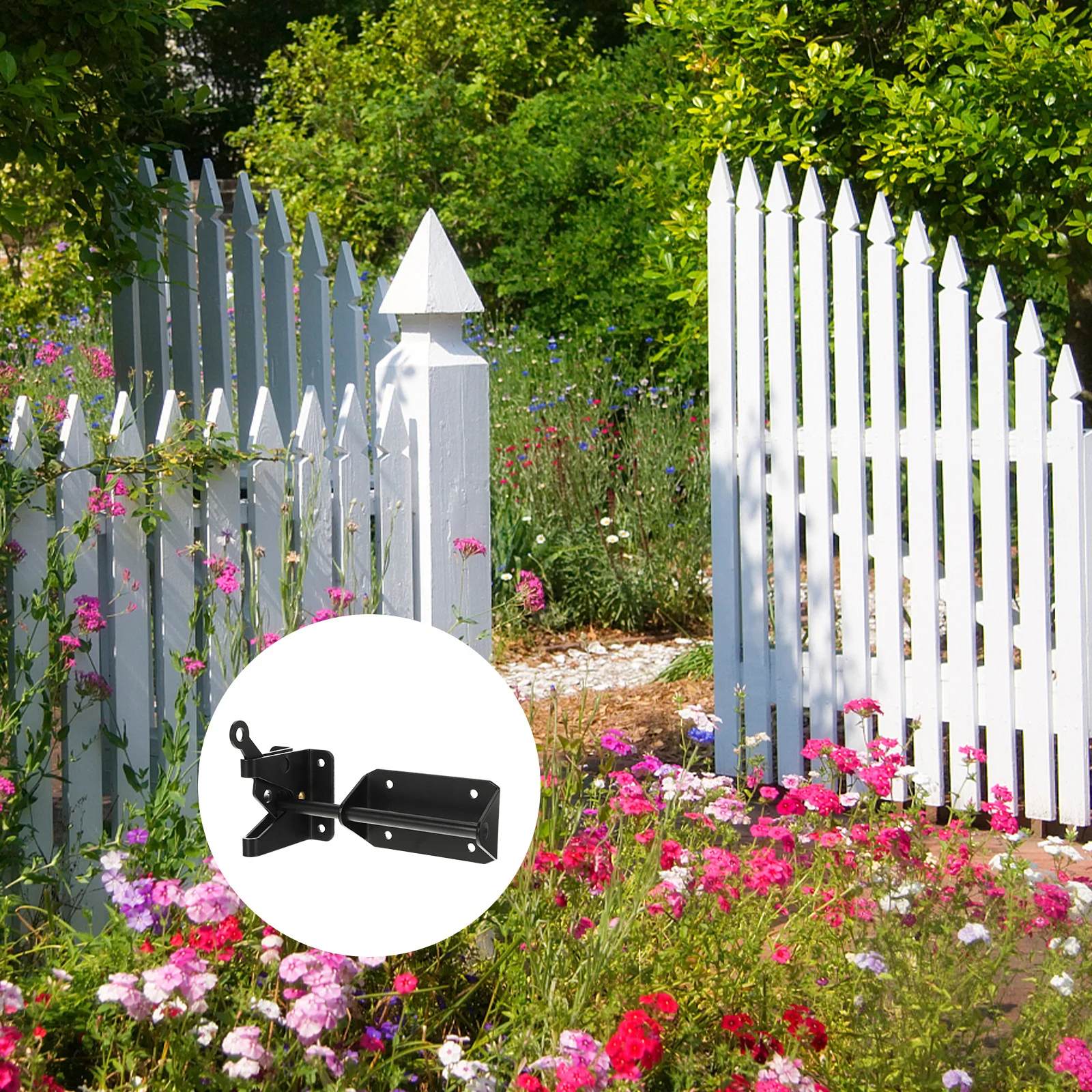 

Stainless Steel Sliding Door Lock Bolt Heavy Duty Door Window Latch Parts Simple Exterior Durable Safe Use Home