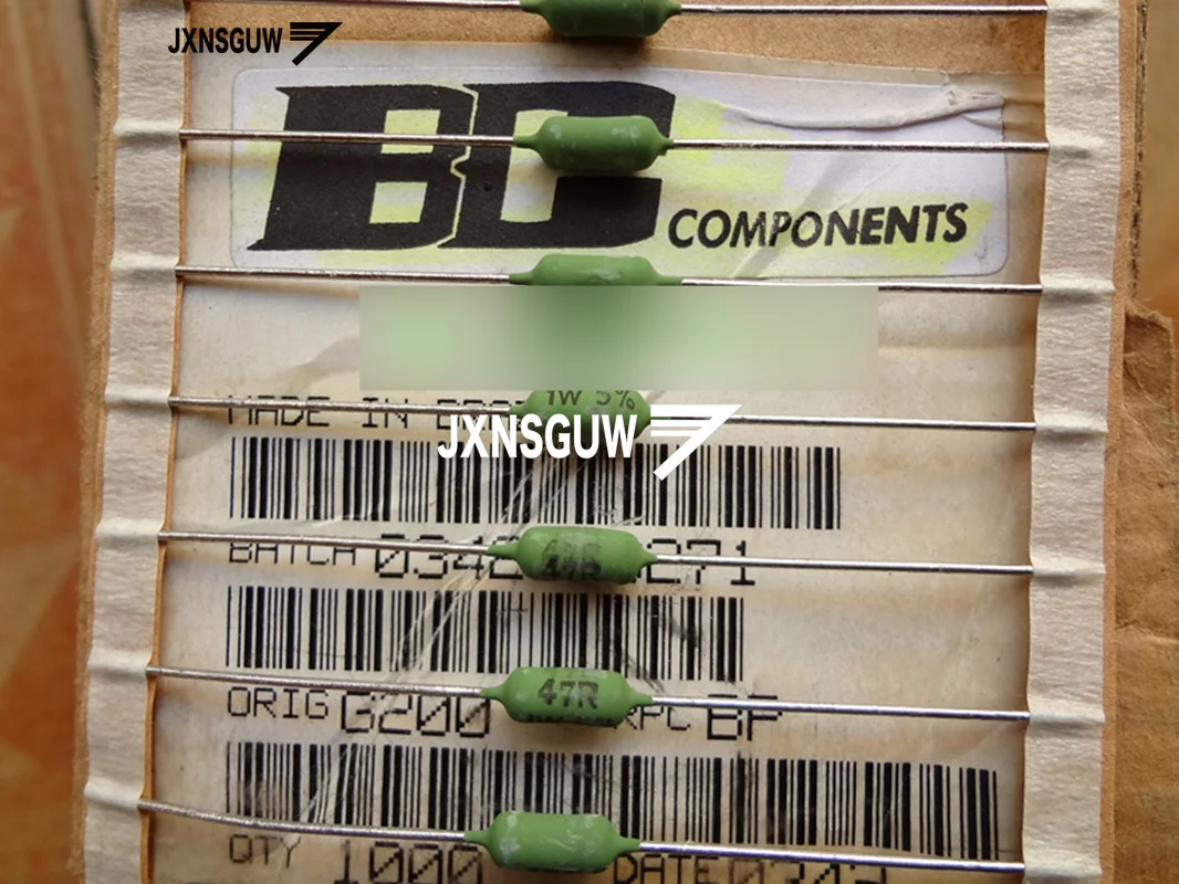 

20PCS NEW Original PH BC AC01 5% 1W47R 3.8X9MM green Resistance 1W 47R Film Resistor 47R 1W 47ohm