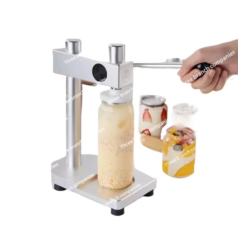 Disposable can hand automatic sealing machine milk tea commercial beverage can sealing and packaging machine