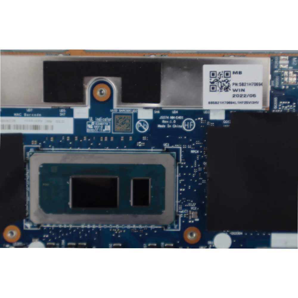 NM-E401 Voor Lenovo IdeaPad 5 15IAL7 Laptop Moederbord met CPU: I5 I7 RAM: 8G/12G/16G MX550 2G 5B21H70694 Notebook Moederbord