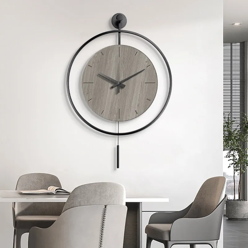 Nordic Minimalist Wall Clocks Living Room Modern Aesthetic Design Wall Clocks Fashion Luxury Reloj De Pared Room Decorations