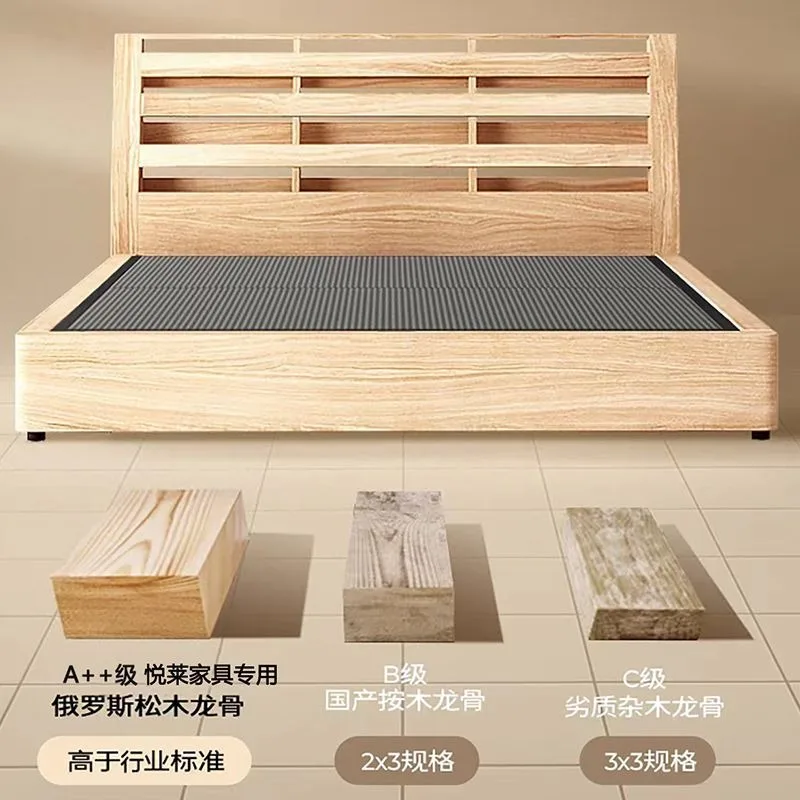 سرير حديث فريد من نوعه الحد الأدنى غرفة نوم فاخرة سرير فاخر تخزين النوم Camas De Matrimonio Dormitorio أثاث منزلي