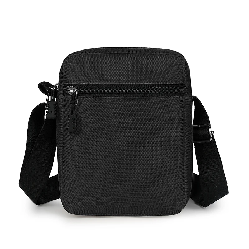 

Oxford Shoulder Bag Durable Mini Black Mobile Phone Bag Waist Pack Men Crossbody Bags Man Bag Handbag bolso de mano