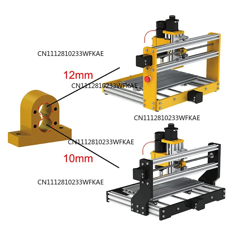 For CNC 3018 Pro Z-Axis Slide Module Slide Table Linear Rail Guide Compatible CNC Router With 300W/500W Spindle view 5