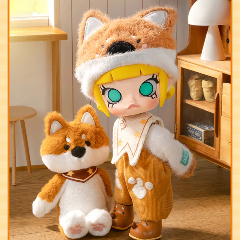 

Аутентичная фигурка labubu molly Hug 1/8, BJD, подарочная кукла для девочек, декоративные маленькие статуи, украшения для дома, игрушка