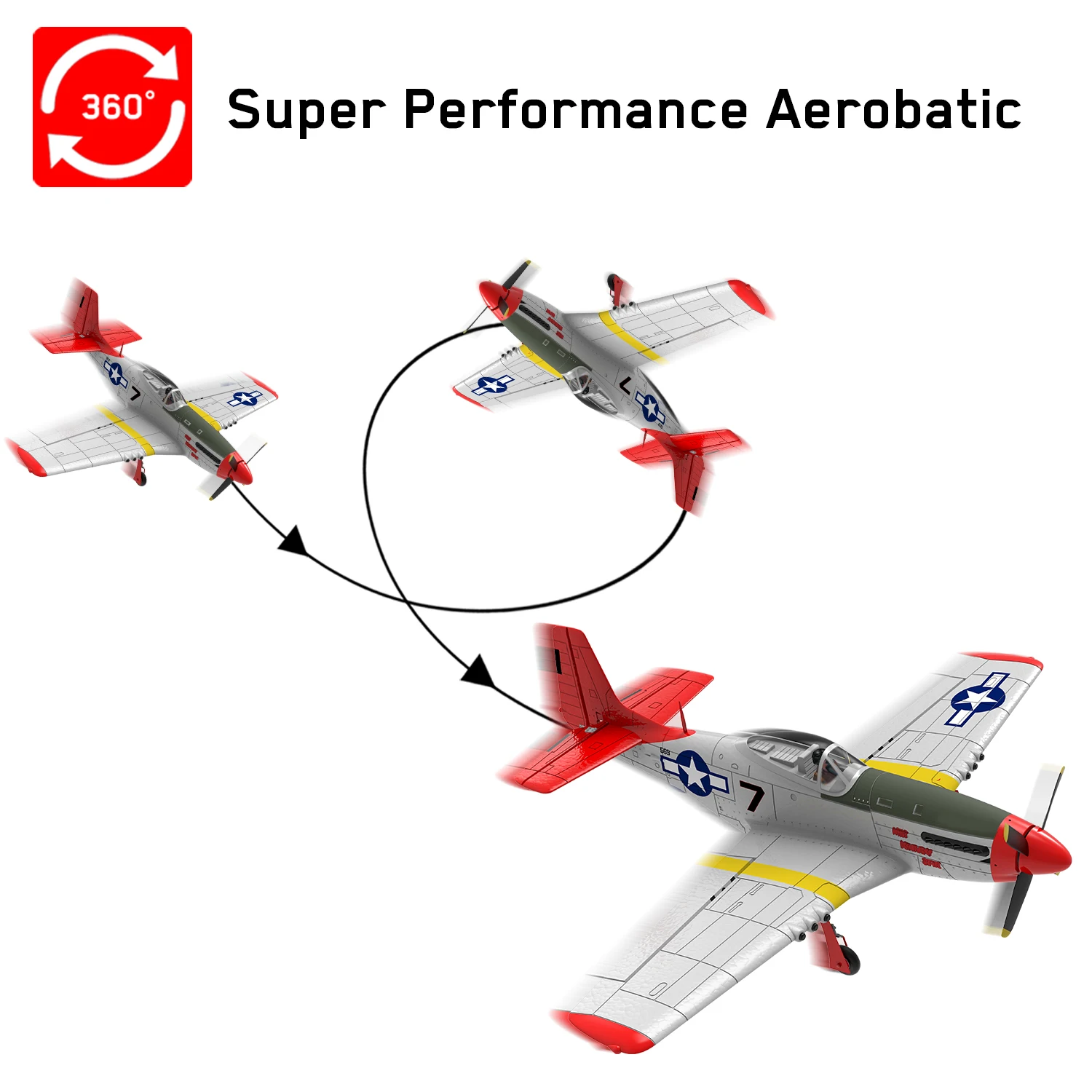 Super large 75CM photorealistic fighter, vintage fighter, brushless motor, RTF to hand, 2.4G remote control stunt aircraft, larg