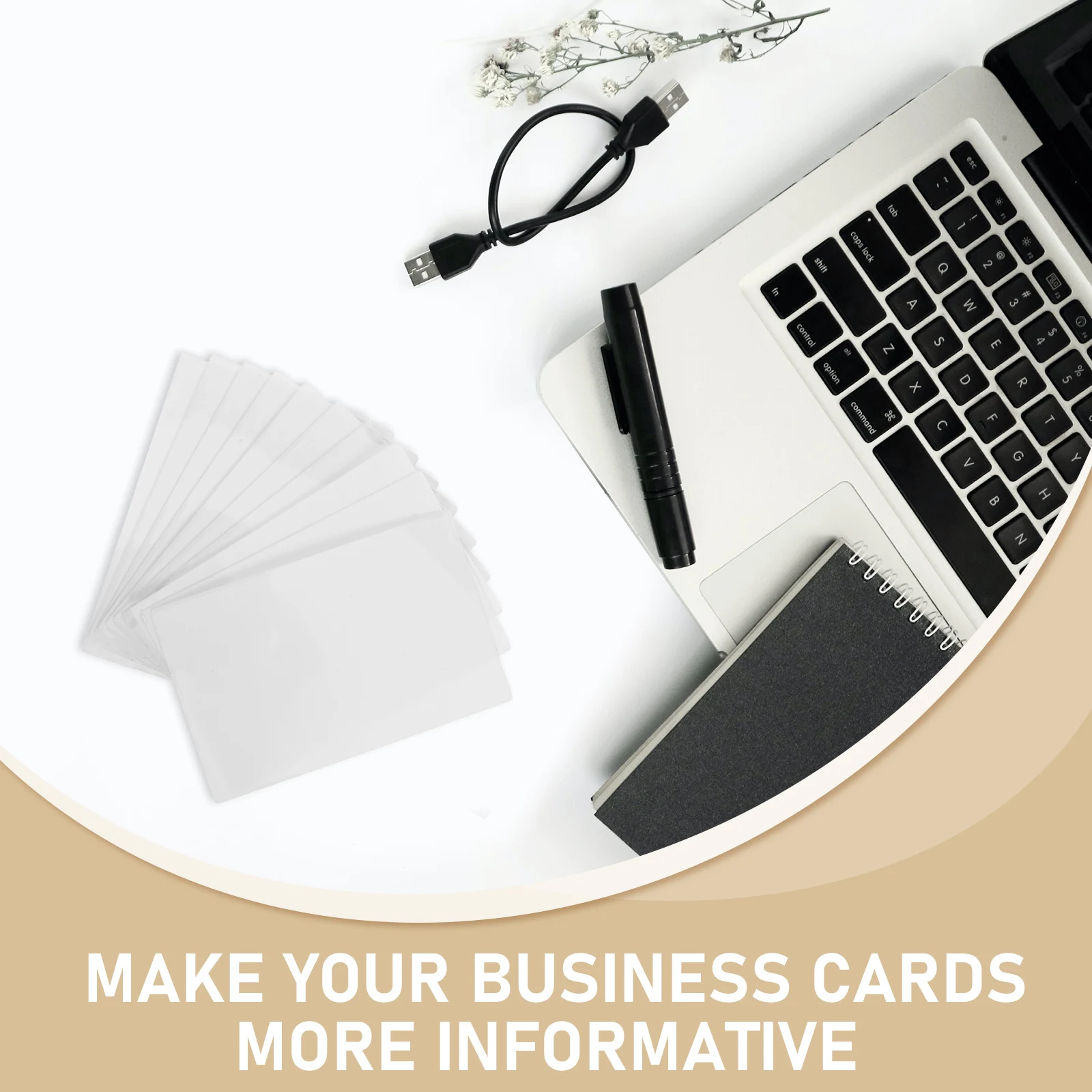 승화 인쇄를위한 10pcs 빈 플라스틱 명함 열전달 듀얼 사이드 조각 카드 유연한 승화 카드