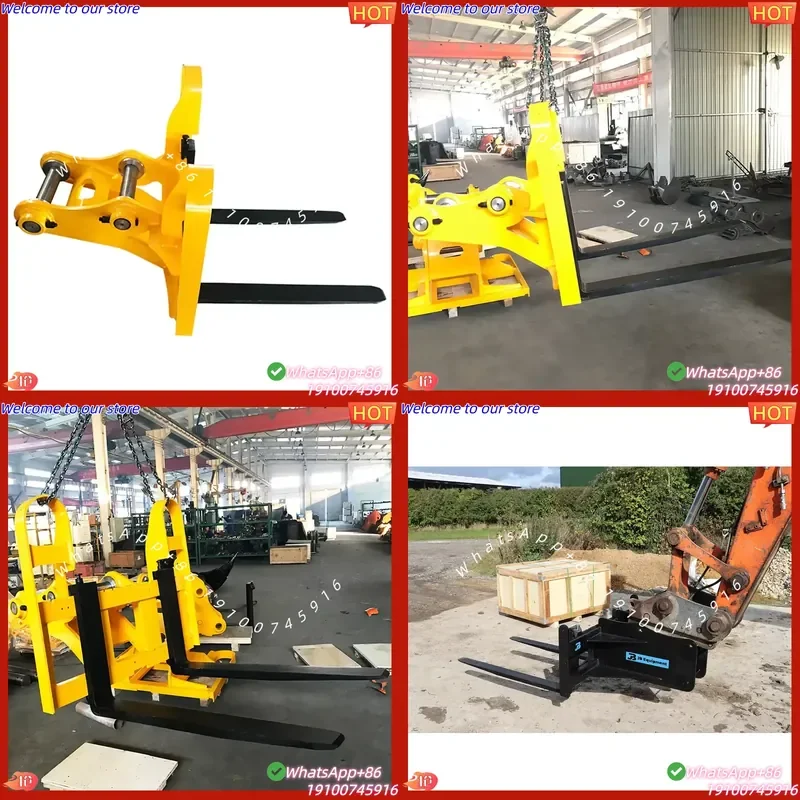 2026Hot RSBM 0.8-50t Excavator Pallet Fork