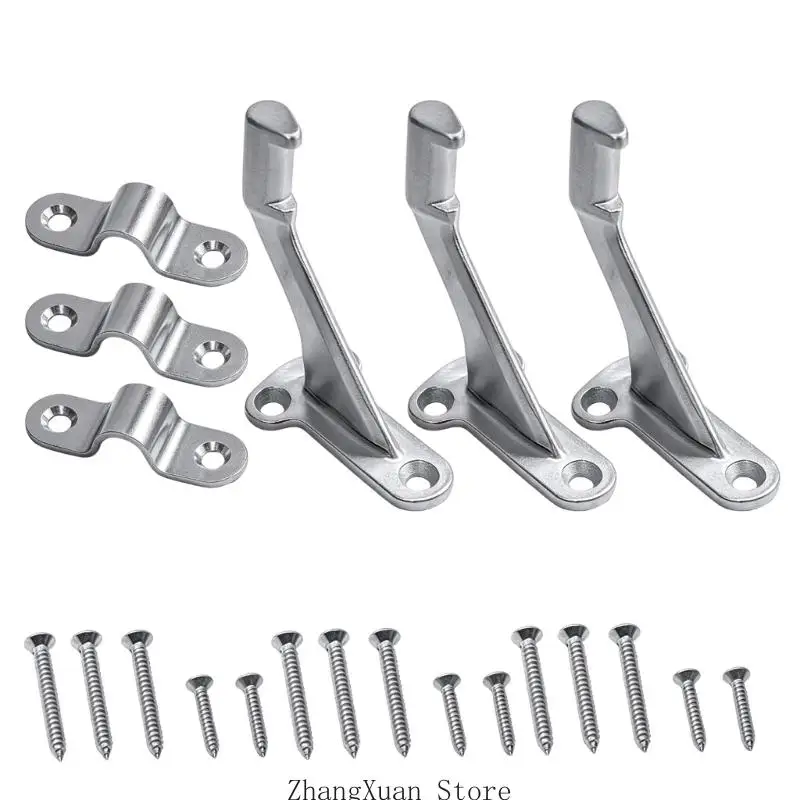 Wandmontage-Treppengeländer-Stützstück aus 304-Stahl-Handlauf-Treppenhalterungen 3XUF – Detail 4