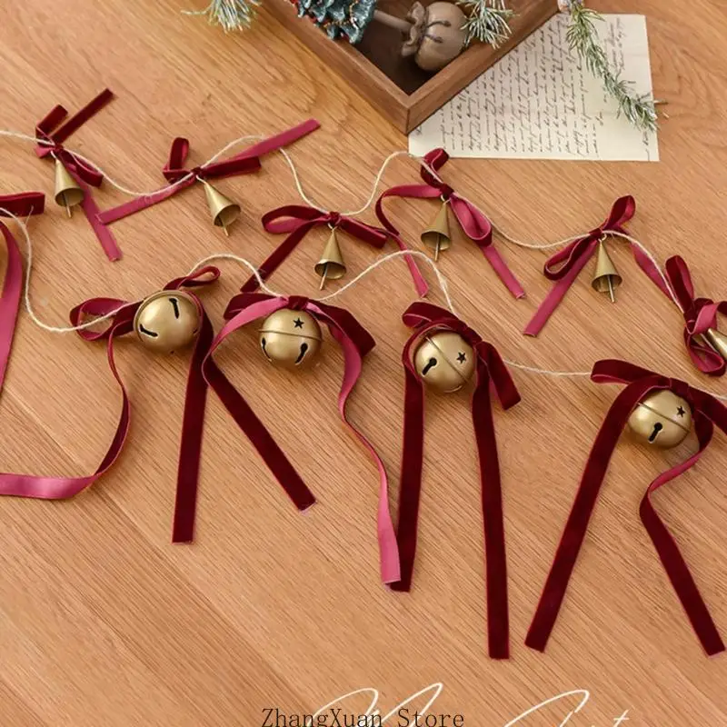 Hängende Weihnachtsglockenschnur, 180 für Tür, Baum und Fenster, 3 x – Detail 4