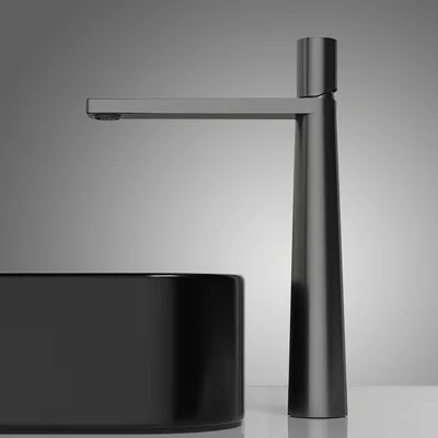 

Artistic countertop basin faucet, hot and cold bathroom sink basin, creative washbasin faucet made of brass