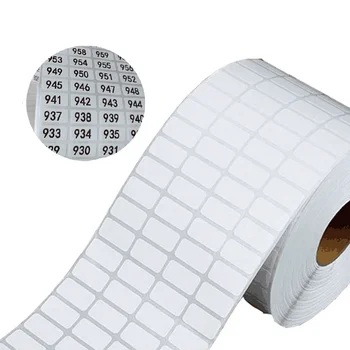 תיבת אחסון ציור ביהלום מדבקות אביזרי רקמה ביהלום מדבקה לבנה להבדיל בין מספרים ביהלום