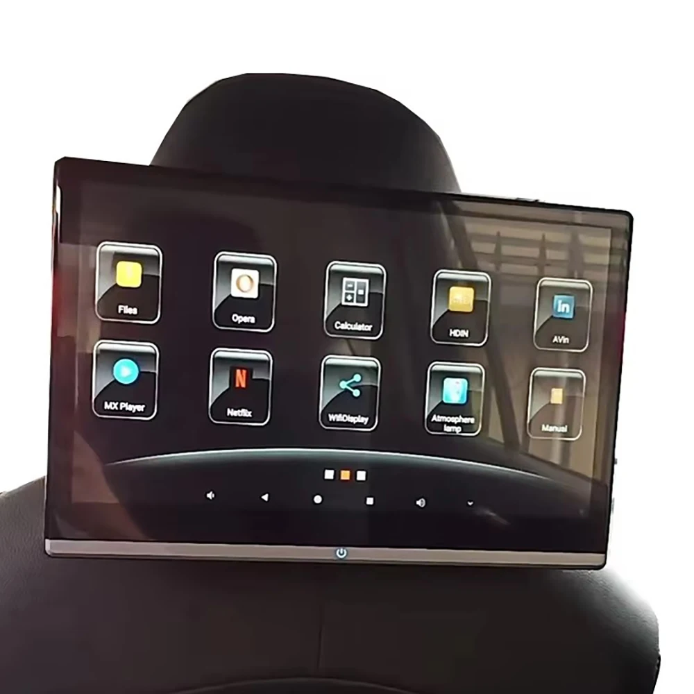 

Rear Seat Entertainment System Fit For BMW KIA GMC Audi Ford Jeep Dodge LEXUS Android 4K WiFi Bluetooth HDMI TV Screen 13.3inch