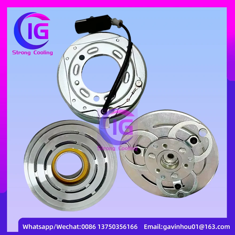 

DKS15CH AC Compressor Clutch For Mitsubishi L200 506011-7303 5062116523 5060117301 5062116523 MR190619 MR190619V 1 Grooves