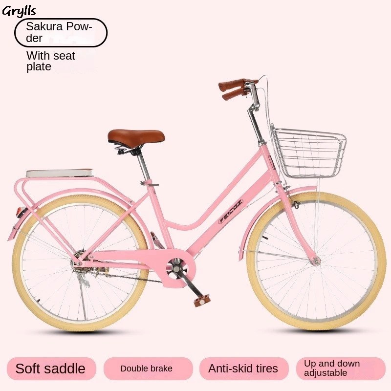 Grylls Women\'s Vintage Commuter Bike Adult Mobility Bike Student Bike Hot New 24 \