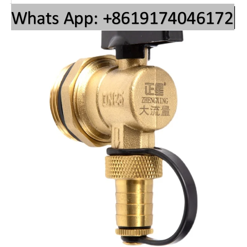 

10PCS Copper floor heating water divider drain valve drain/air/sewage valve high flow radiator 4 minutes 6 1 inch artifact